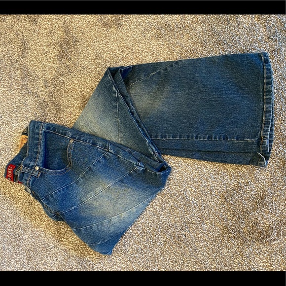 Unique Japanese Vintage YMI UBU Patchwork Jeanwear - Picture 2 of 8